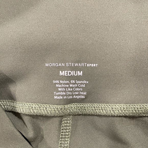 Morgan Stewart Sport Biker Shorts in Cypress - Picture 5 of 6